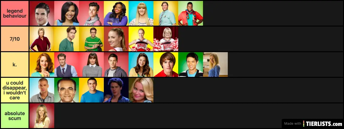 glee characters !