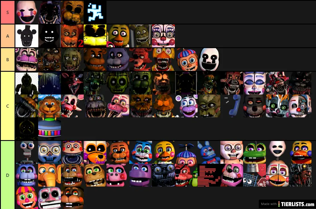 good fnaf list