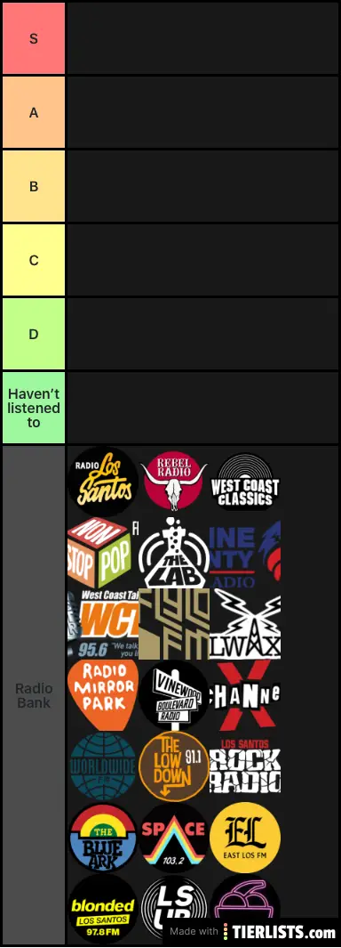 GTA V RADIO TIER LIST