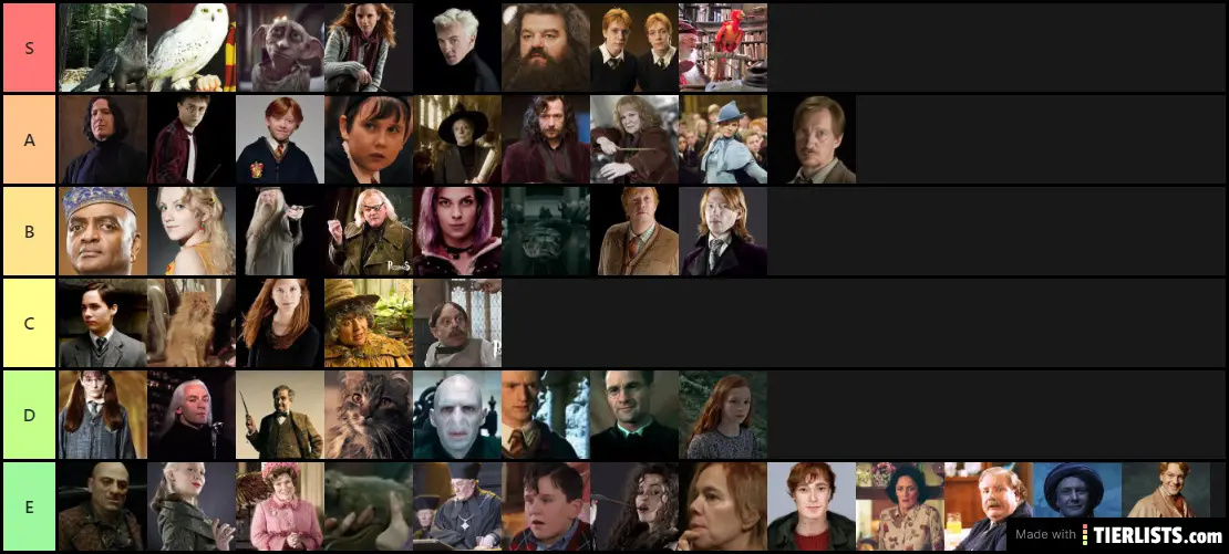 harry potter 1ere list que je sauve lollolxptdr