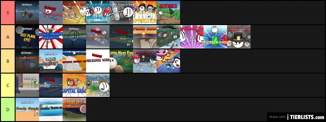 Henry Stickmin Endings Ranked