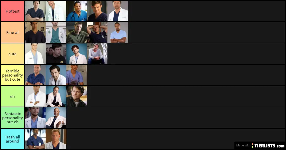 Hottest Grey's men