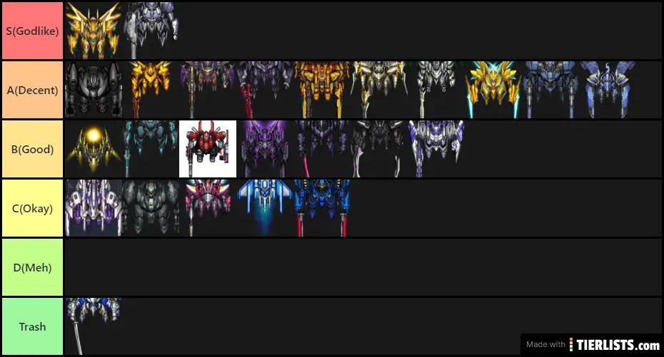 IronSagaPersonalTierList