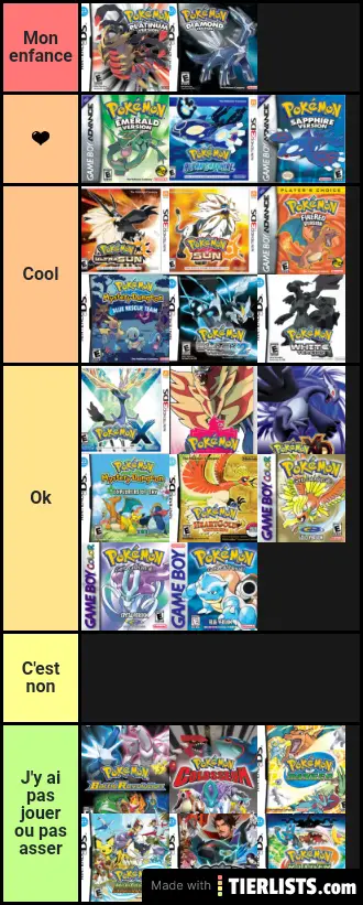 Jeu Pokémon