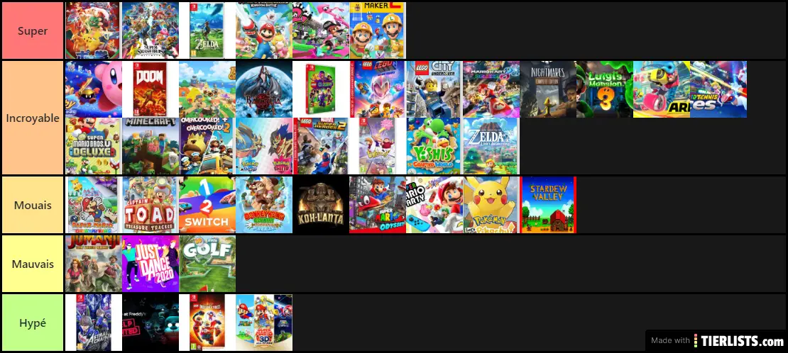 jeux switch