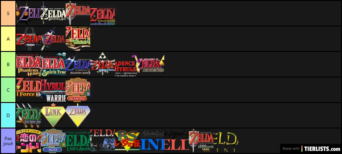 Jeux Zelda