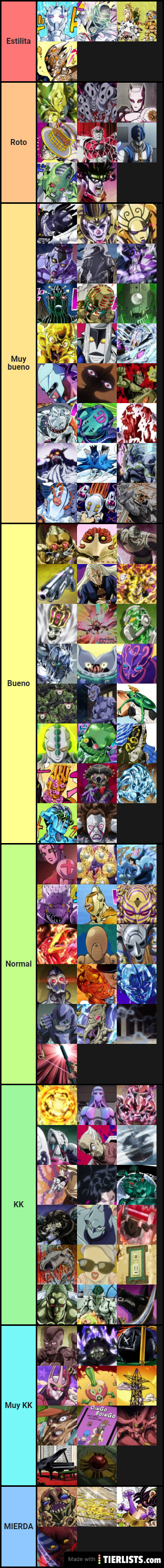 Jojo stands de molinete a patata