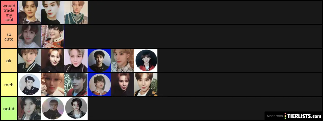 jungwoo photocards