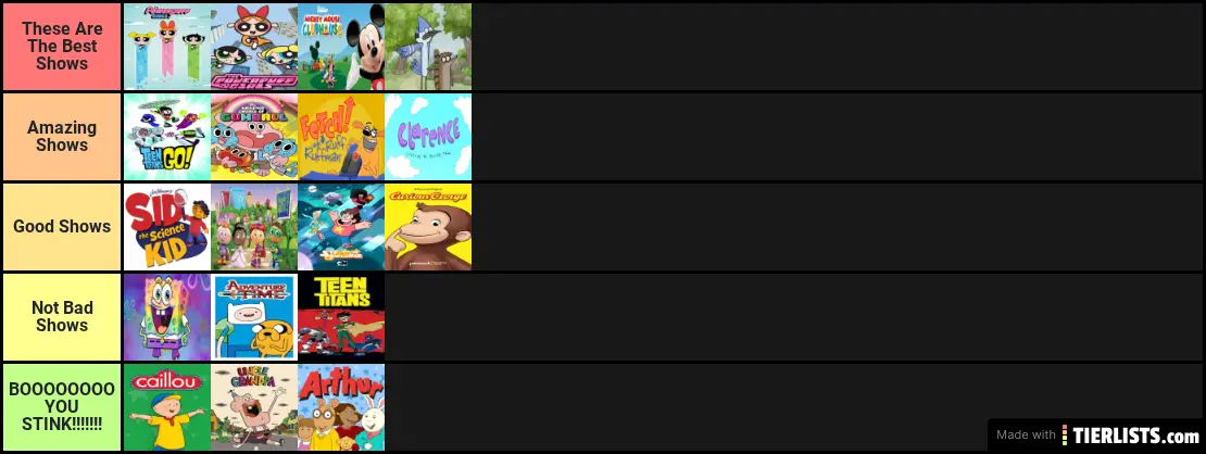 Kids tv shows