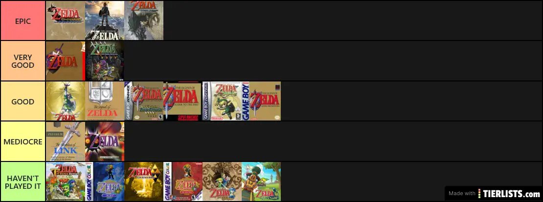 Legend of Zelda Games