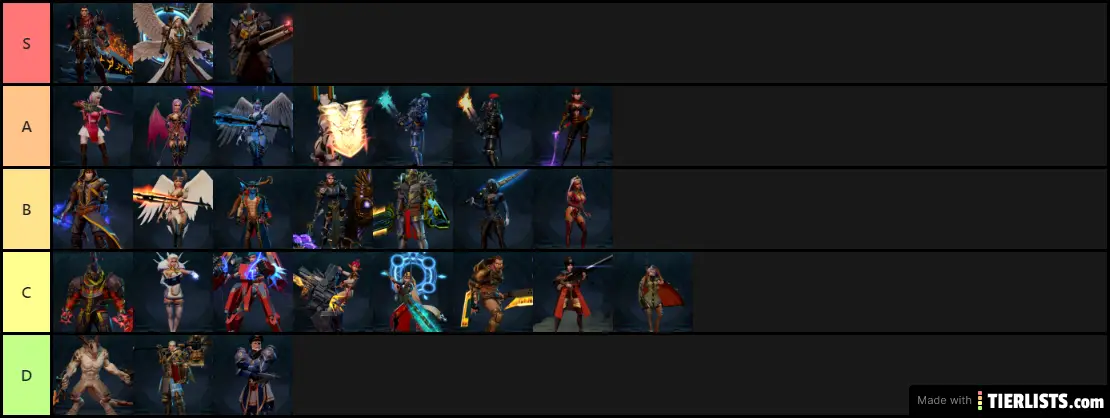 Legendary + Tier List