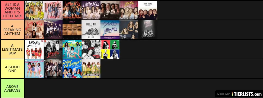 Little Mix Singles