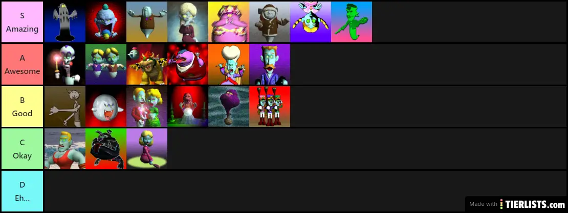 Luigi's Mansion Portrait Ghosts