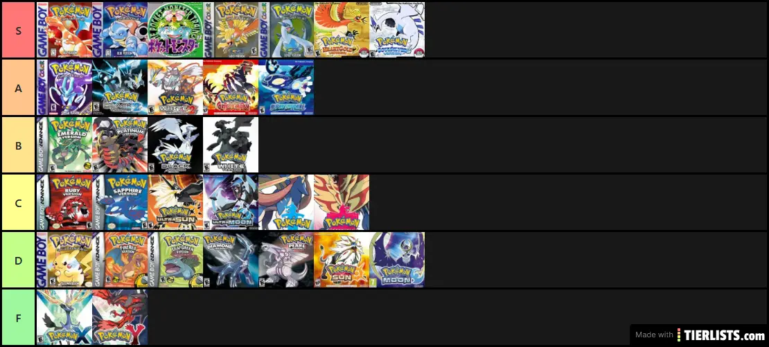 Mainline Pokemon Games