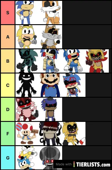 Maniac Mania Tier List Demo