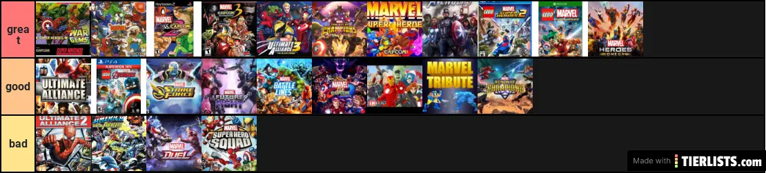 marvel video games 2