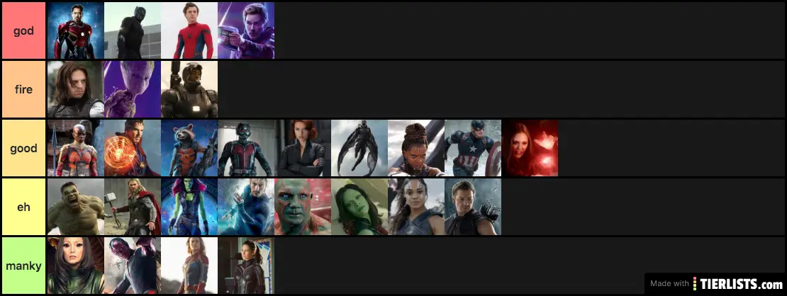 mcu hereos