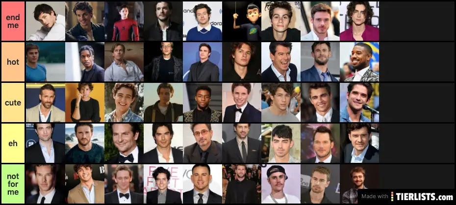 men i'd risk it all for. PERIODT.