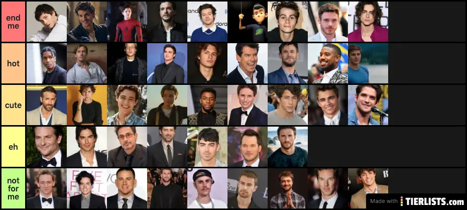 men i'd risk it all for. PERIODT.