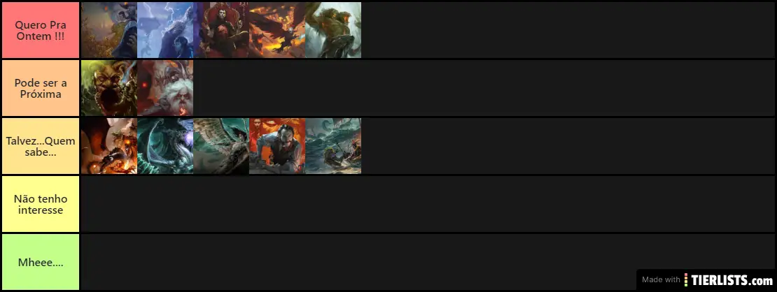 minha tier list 2