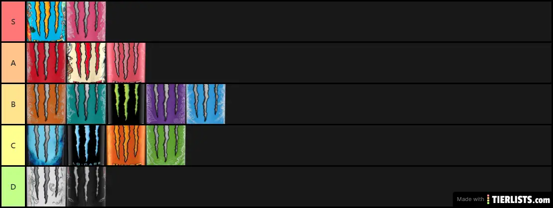 Monster Energy Drinks (regular, ultra, juice)
