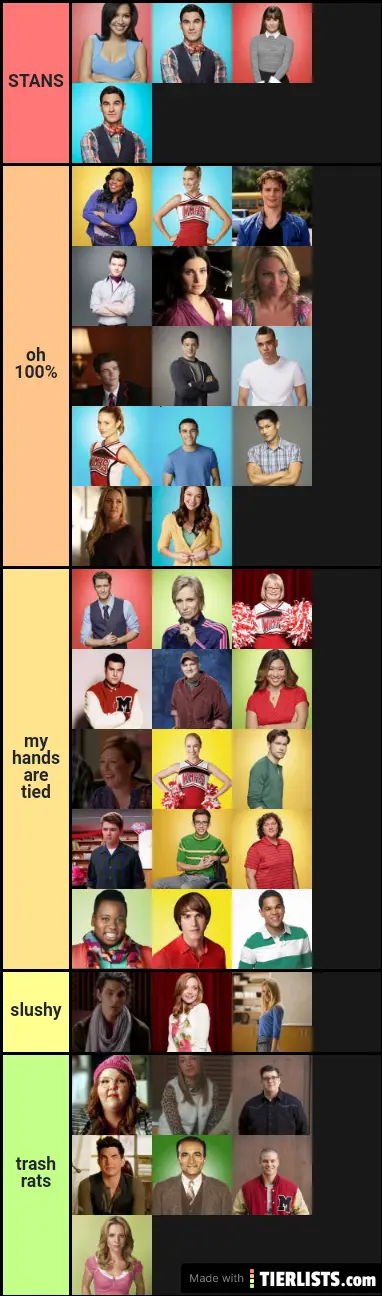 Musical ability + character type (except Sebastian. He just a straight up hottie 😍)