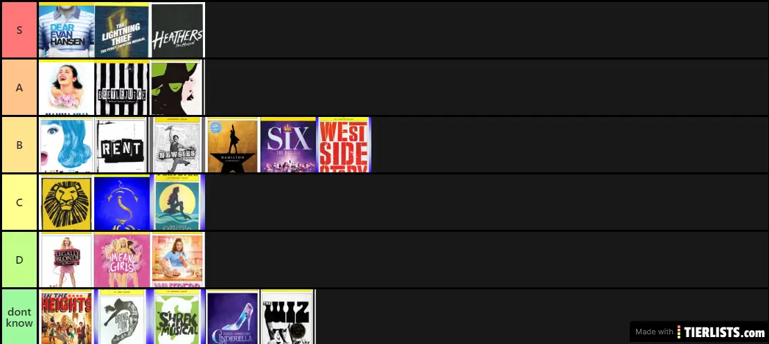 musicals