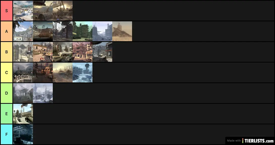 MW2 MAPS Best to Worst