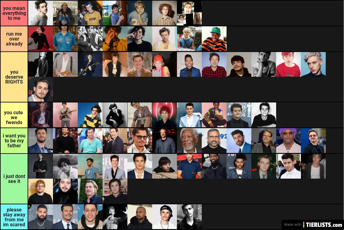 my boys tier