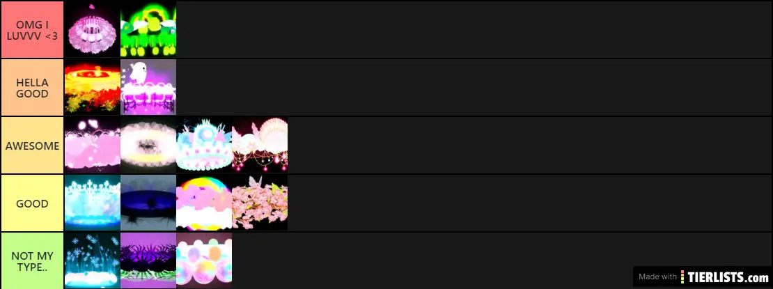 my fav to least fav halos in royale high