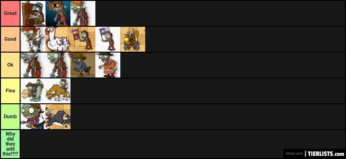 my fav wild west zombies in order