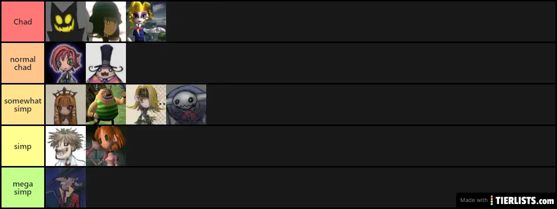 my okage simp list lol