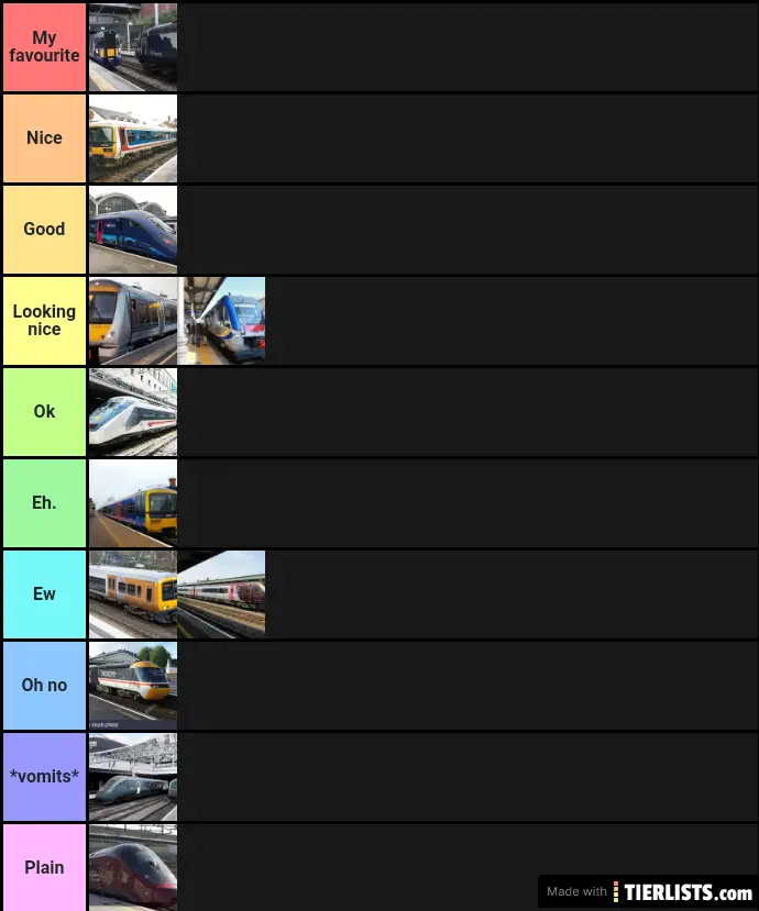 My opinion on Liveries