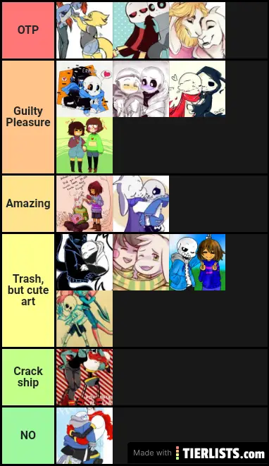 My Undertale Ships