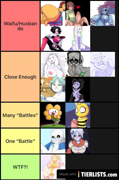 My UNDERTALE Waifus/Husbandos