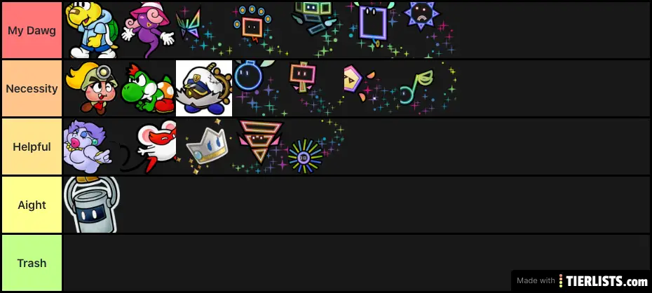 Paper Mario parters