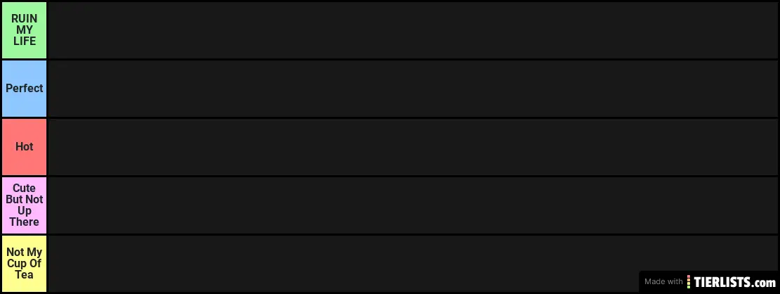People who can/can't ruin my life
