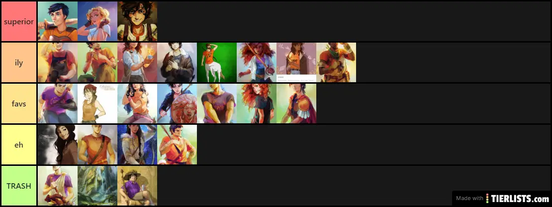 percy jackson characters