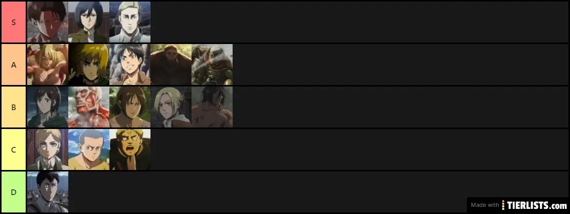 Perso SNK saison 1-2