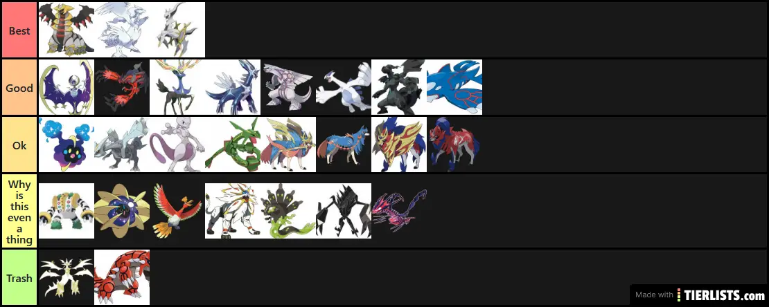 pokemon legendaries