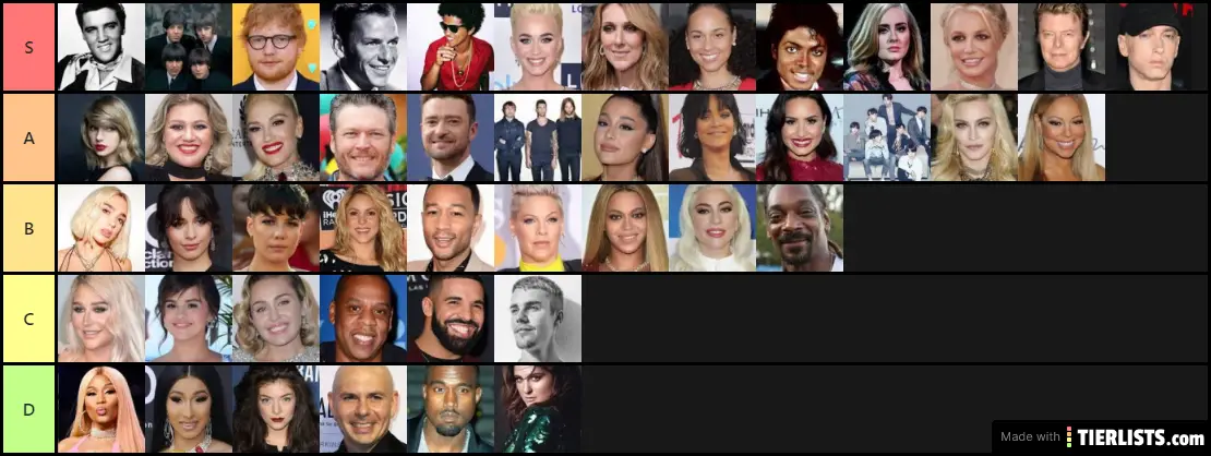 Pop Rock Singers