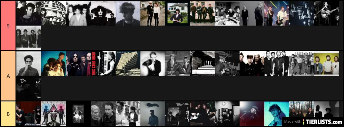 post punk cold wave tier list