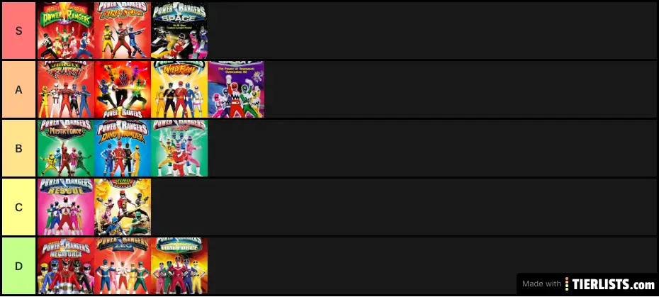 Power Ranger before rewatch