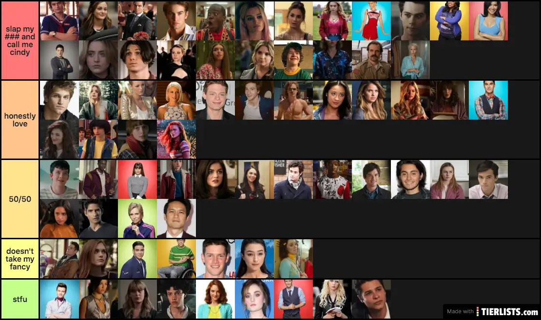 random tv show characters