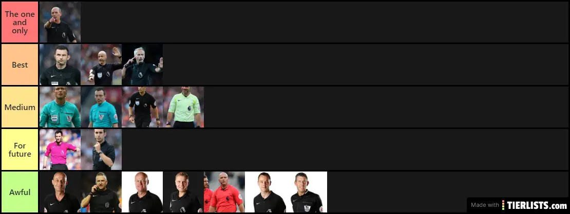 Ranking BPL referees