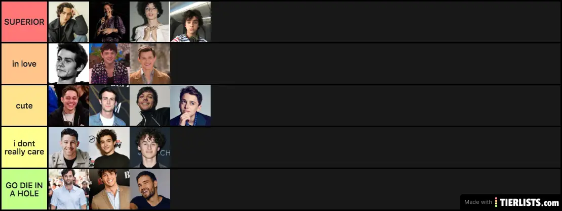 Ranking White Boys with Curly Brown Hair