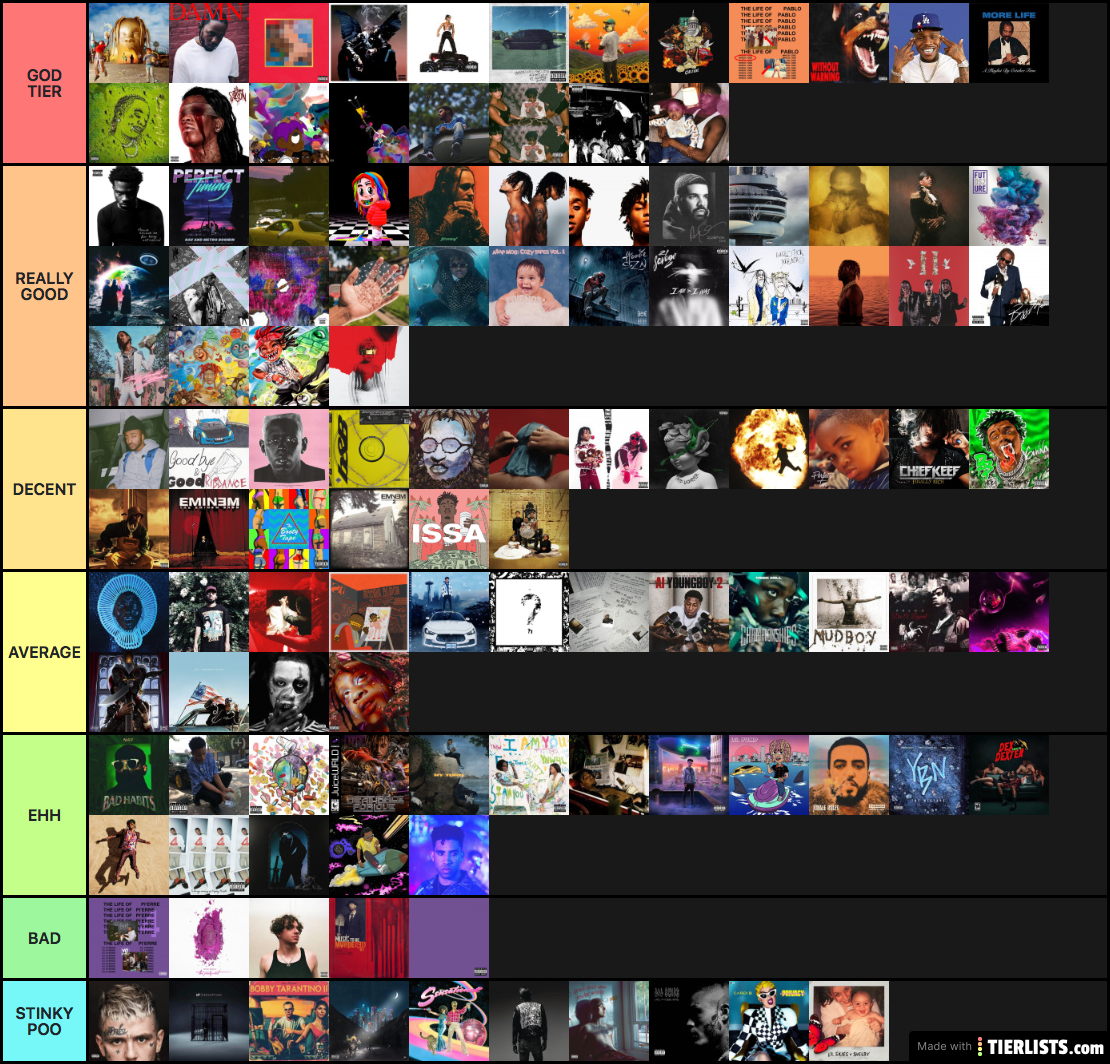 RAP ALBUMS