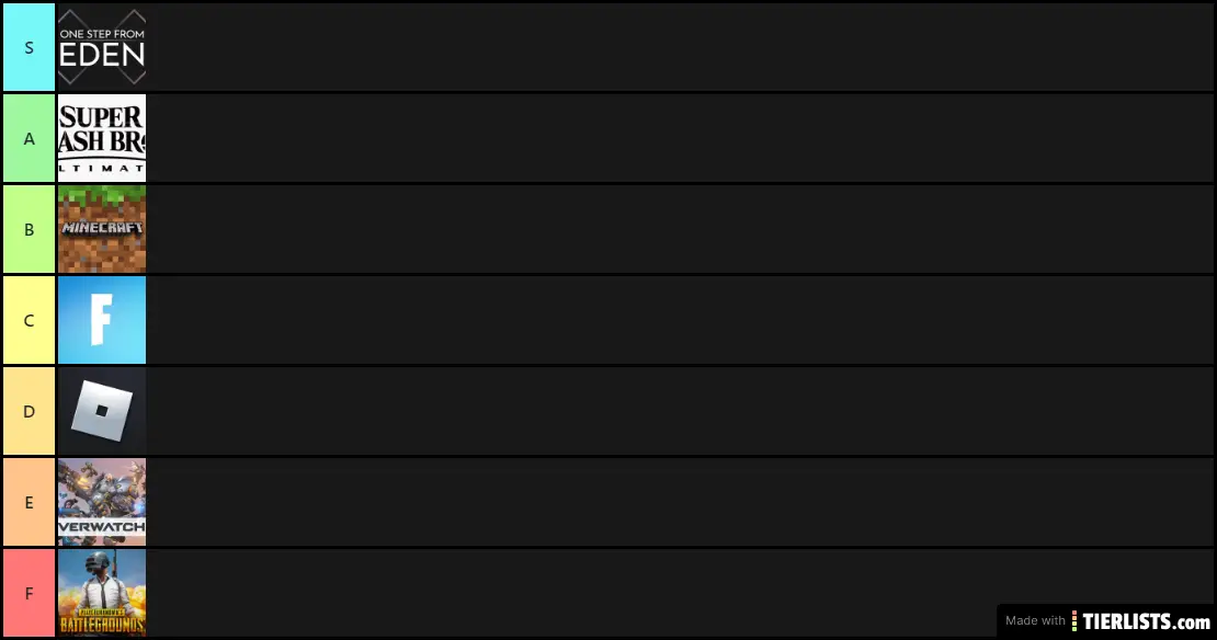 ReCreated Best games to Worst games