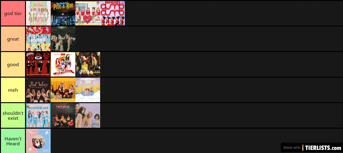 red velvet title tracks