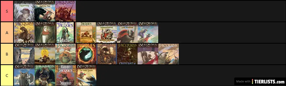 Redwall Books